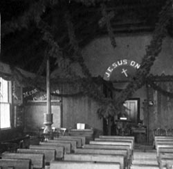 Interior of the Presbyterian Church in Logan, Utah.