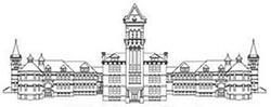 Utah Agricultural College, Old Main drawing.