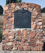Old Fort of Franklin D.U.P. Marker 93, 1946 by Ellen Wright Camp